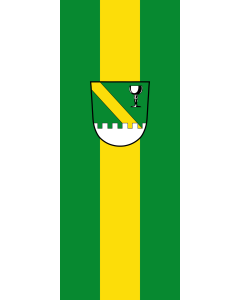 Flag: Neuschönau |  portrait flag | 3.5m² | 38sqft | 300x120cm | 10x4ft 
