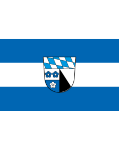 Flag: Kelheim (Kreis) |  landscape flag | 1.35m² | 14.5sqft | 90x150cm | 3x5ft 