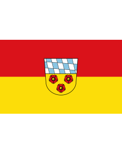 Flag: Bad Abbach, M |  landscape flag | 1.35m² | 14.5sqft | 90x150cm | 3x5ft 