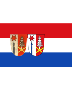 Flag: Hausen |  landscape flag | 1.35m² | 14.5sqft | 90x150cm | 3x5ft 
