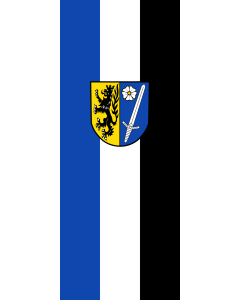 Flag: Kirchdorf |  portrait flag | 3.5m² | 38sqft | 300x120cm | 10x4ft 