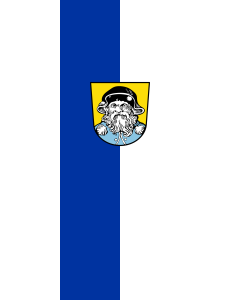 Flag: Langquaid, M | portrait flag | 3.5m² | 38sqft | 300x120cm | 10x4ft