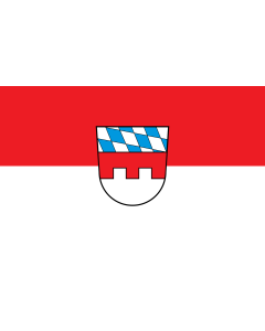 Flag: Landshut (Kreis) |  landscape flag | 1.35m² | 14.5sqft | 90x150cm | 3x5ft 