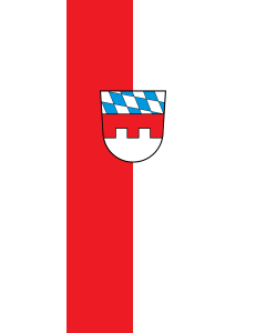Flag: Landshut (Kreis) |  portrait flag | 3.5m² | 38sqft | 300x120cm | 10x4ft 