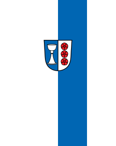Flag: Adlkofen | portrait flag | 3.5m² | 38sqft | 300x120cm | 10x4ft