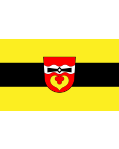 Flag: Bayerbach b.Ergoldsbach |  landscape flag | 1.35m² | 14.5sqft | 90x150cm | 3x5ft 