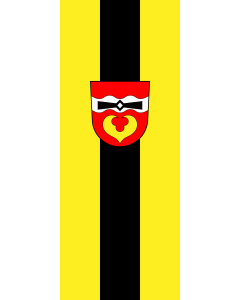 Flag: Bayerbach b.Ergoldsbach | portrait flag | 3.5m² | 38sqft | 300x120cm | 10x4ft