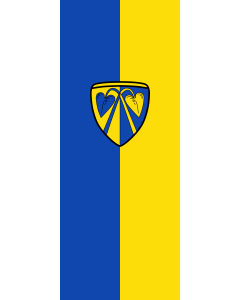 Flag: Buch a.Erlbach | portrait flag | 3.5m² | 38sqft | 300x120cm | 10x4ft