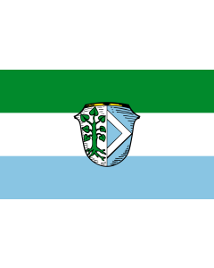 Flag: Ergolding, M |  landscape flag | 1.35m² | 14.5sqft | 90x150cm | 3x5ft 