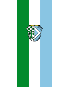 Flag: Ergolding, M | portrait flag | 3.5m² | 38sqft | 300x120cm | 10x4ft
