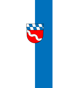 Flag: Ergoldsbach, M | portrait flag | 3.5m² | 38sqft | 300x120cm | 10x4ft
