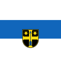 Flag: Essenbach, M |  landscape flag | 1.35m² | 14.5sqft | 90x150cm | 3x5ft 