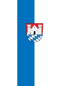 Flag: Geisenhausen, M | portrait flag | 3.5m² | 38sqft | 300x120cm | 10x4ft