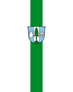 Flag: Kröning |  portrait flag | 3.5m² | 38sqft | 300x120cm | 10x4ft 