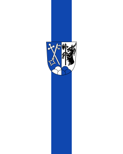Flag: Kumhausen | portrait flag | 3.5m² | 38sqft | 300x120cm | 10x4ft