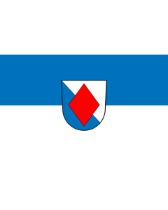 Flag: Niederaichbach |  landscape flag | 1.35m² | 14.5sqft | 90x150cm | 3x5ft 