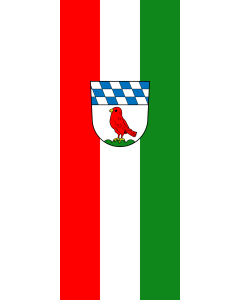 Flag: Pfeffenhausen, M | portrait flag | 3.5m² | 38sqft | 300x120cm | 10x4ft