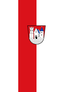 Flag: Rottenburg a.d.Laaber, St | portrait flag | 3.5m² | 38sqft | 300x120cm | 10x4ft