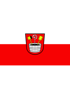 Flag: Wörth a.d.Isar |  landscape flag | 1.35m² | 14.5sqft | 90x150cm | 3x5ft 