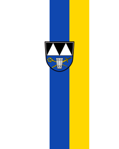 Flag: Wurmsham |  portrait flag | 3.5m² | 38sqft | 300x120cm | 10x4ft 
