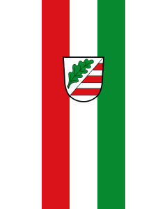 Flag: Aicha vorm Wald | portrait flag | 3.5m² | 38sqft | 300x120cm | 10x4ft