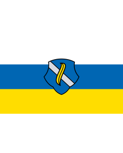 Flag: Aidenbach, M |  landscape flag | 1.35m² | 14.5sqft | 90x150cm | 3x5ft 