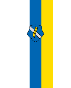 Flag: Aidenbach, M |  portrait flag | 3.5m² | 38sqft | 300x120cm | 10x4ft 