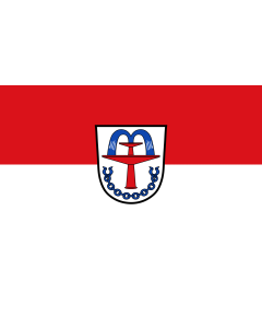 Flag: Bad Füssing |  landscape flag | 1.35m² | 14.5sqft | 90x150cm | 3x5ft 