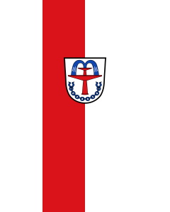 Flag: Bad Füssing |  portrait flag | 3.5m² | 38sqft | 300x120cm | 10x4ft 
