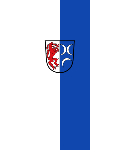 Flag: Büchlberg | portrait flag | 3.5m² | 38sqft | 300x120cm | 10x4ft