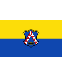Flag: Fürstenzell, M |  landscape flag | 1.35m² | 14.5sqft | 90x150cm | 3x5ft 