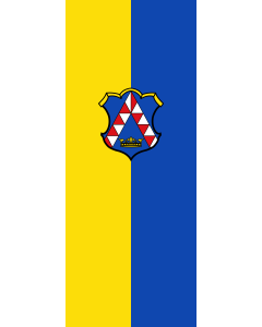 Flag: Fürstenzell, M | portrait flag | 3.5m² | 38sqft | 300x120cm | 10x4ft