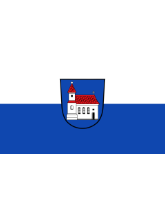 Flag: Hofkirchen, M |  landscape flag | 1.35m² | 14.5sqft | 90x150cm | 3x5ft 