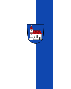 Flag: Hofkirchen, M | portrait flag | 3.5m² | 38sqft | 300x120cm | 10x4ft