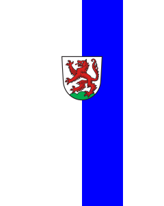 Flag: Hutthurm, M | portrait flag | 3.5m² | 38sqft | 300x120cm | 10x4ft