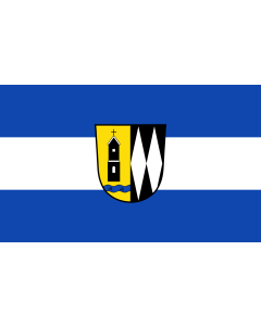 Flag: Kirchham |  landscape flag | 1.35m² | 14.5sqft | 90x150cm | 3x5ft 