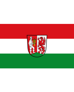 Flag: Neuburg a.Inn |  landscape flag | 1.35m² | 14.5sqft | 90x150cm | 3x5ft 