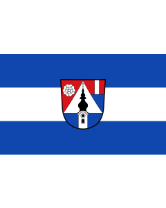 Flag: Neukirchen vorm Wald |  landscape flag | 1.35m² | 14.5sqft | 90x150cm | 3x5ft 