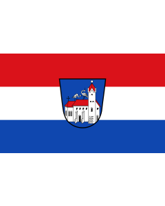 Flag: Rotthalmünster, M |  landscape flag | 1.35m² | 14.5sqft | 90x150cm | 3x5ft 