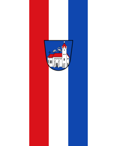 Flag: Rotthalmünster, M | portrait flag | 3.5m² | 38sqft | 300x120cm | 10x4ft
