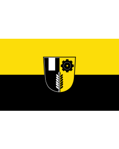 Flag: Ruhstorf a.d.Rott, M |  landscape flag | 1.35m² | 14.5sqft | 90x150cm | 3x5ft 