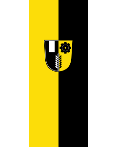Flag: Ruhstorf a.d.Rott, M |  portrait flag | 3.5m² | 38sqft | 300x120cm | 10x4ft 