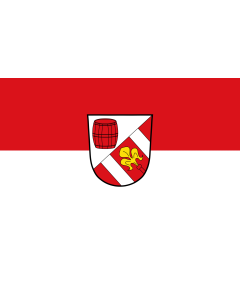Flag: Salzweg |  landscape flag | 1.35m² | 14.5sqft | 90x150cm | 3x5ft 