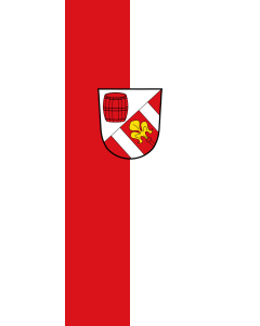Flag: Salzweg | portrait flag | 3.5m² | 38sqft | 300x120cm | 10x4ft