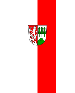 Flag: Tiefenbach |  portrait flag | 3.5m² | 38sqft | 300x120cm | 10x4ft 
