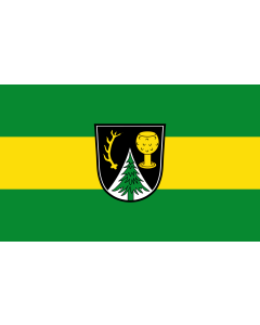 Flag: Bayerisch Eisenstein |  landscape flag | 1.35m² | 14.5sqft | 90x150cm | 3x5ft 