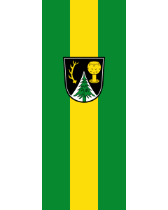 Flag: Bayerisch Eisenstein | portrait flag | 3.5m² | 38sqft | 300x120cm | 10x4ft