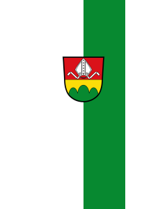 Flag: Bischofsmais |  portrait flag | 3.5m² | 38sqft | 300x120cm | 10x4ft 
