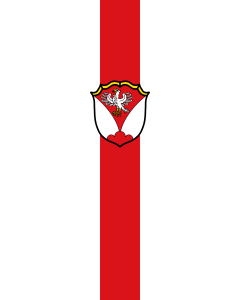 Flag: Geiersthal |  portrait flag | 3.5m² | 38sqft | 300x120cm | 10x4ft 