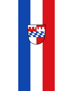 Flag: Kollnburg |  portrait flag | 3.5m² | 38sqft | 300x120cm | 10x4ft 